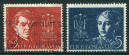 YUGOSLAVIA 1951 Resistance In Slovenia  Used.  Michel 641-42 - Gebruikt