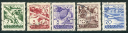 YUGOSLAVIA 1950 Aeronautical Exhibition, Used. .  Michel 611-14 - Oblitérés