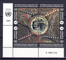 UNO Wien 1994 - Katastrophenvorbeugung, Nr. 170 - 173 Zd., Gestempelt / Used - Gebraucht