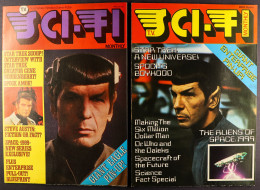 MAGAZINES - SI-FI MONTHLY Poster Magazines (1-8). - Other & Unclassified