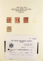 1861 - 1884 COLLECTION Of 63 Used Stamps On Album Pages With Semi-specialisation Of Shades And Watermark Varieties, Note - Autres & Non Classés