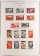 MOROCCO 1891 - 1955 MINT COLLECTION On Album Pages, 1902-10 Surcharges To 1p & 2p, 1911-17 Surcharges To 1p, 1918-25 TAN - Autres & Non Classés