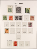 1912 - 2009 COLLECTION Of Mint & Used Stamps & Miniature Sheets In 3 Hingeless 'Davo' South Africa Albums (with Slipcase - Unclassified