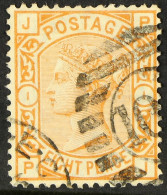 1876 8d Orange, SG 156, Finely Used, Cat. Â£350. - Other & Unclassified