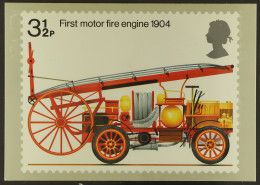 1974 3Â½p Fire Engine PHQ CARD Cancelled On The First Day. Cat Â£150. - Other & Unclassified