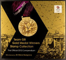 2012 OLYMPIC SHEETLET SET. Comes With 'Gold Medal Winners' Book In Slipcase. Face Value Â£217 - Other & Unclassified