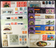 BENHAM DEFINITIVE COVERS 1982-2002 Collection In Box, Includes Booklet Panes, High Values Etc. (approx 400 Covers) - FDC