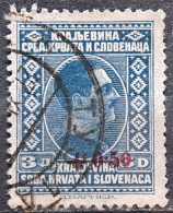 KING ALEXANDER-3 D-OVERPRINT +0.50-POSTMARK TUZLA-BOSNIA-SHS-YUGOSLAVIA-1926 - Gebraucht