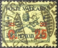 VATICAN. Y&T N°39. Armoiries Pontificales. Beau Cachet Centrale Du Vatican. - Used Stamps
