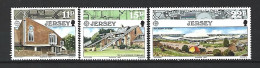 Timbre Europa En Neuf **  Jersey   N 400 / 402 - 1987