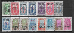 C190  Tchad Lot De 15 Timbres Neufs++ TBE - Ungebraucht