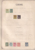 Chine - Collection Sur Pages Standard Yvert Et Tellier - Neufs Sans Gomme / Oblitérés - Nuovi