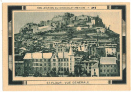 IMAGE CHROMO CHOCOLAT MENIER RIALTA AU LAIT N° 342 CANTAL ST SAINT FLOUR VUE GENERALE AUVERGNE - Menier