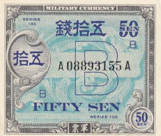 Japan #65, 50 Sen 1945 Banknote - Japan