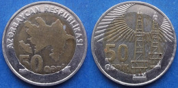 AZERBAIJAN - 50 Qapik ND (2006) "Oil Wells" KM# 44 Independent Republic (1991) - Edelweiss Coins - Azerbaïjan