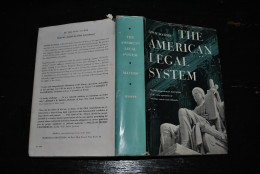 Mayers, Lewis THE AMERICAN LEGAL SYSTEM THE ADMINISTRATION OF JUSTICE IN THE UNITED STATES Dédicace 1961 Scarce Rare - 1950-Oggi