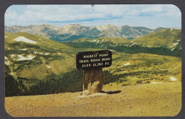 114987/ ROCKY MOUNTAINS, Rocky Mountains Hifgest Point OnTrail Ridge Road - Rocky Mountains