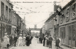 18 :  Henrichemont  : Fêtes Du 15 Et 16 Aout 1908   ///  Réf. Fév. 24  ///   BO 18 - Henrichemont