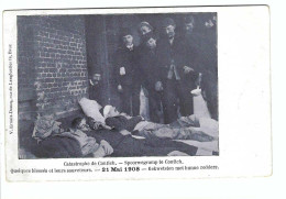 Catastrophe De Contich - Spoorwegramp Te Contich- 21 Mai 1908 - Gekwetsten Met Hunne Redders - Kontich