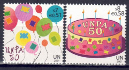 UNO Wien 2001 - 50 Jahre UNPA, Nr. 342 - 343, Postfrisch ** / MNH - Nuovi