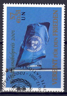 UNO Wien 2001 - Friedensnobelpreis, Nr. 350, Gestempelt / Used - Gebraucht