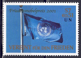 UNO Wien 2001 - Friedensnobelpreis, Nr. 350, Postfrisch ** / MNH - Nuevos