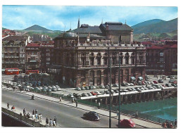 PUENTE DE LA VICTORIA Y TEATRO ARRIAGA / VICTORY BRIDGE AND ARRIAGA THEATRE.-  BILBAO.- VIZCAYA - (PAIS VASCO) - Vizcaya (Bilbao)