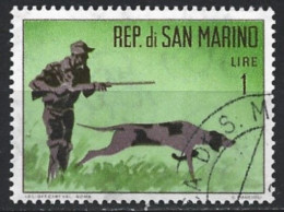 San Marino 1962. Scott 529 (U) Hunter With Dog - Oblitérés