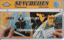 TARJETA DE LAS SEYCHELLES A CENTURY OF COMMUNICATION (309A) - Seychellen