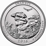 USA EEUU 25 CENTS. QUARTER DOLLAR SHAWNEE 2016 D O P A ELEGIR UNC NEW - 2010-...: National Parks