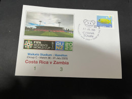 16-2-2024 (4 X 22) 3 Covers - FIFA Women's Football World Cup 2023 - Costa Rica Matches - Sonstige & Ohne Zuordnung