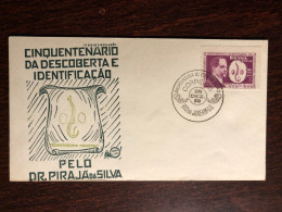 BRAZIL FDC COVER 1959 YEAR DOCTOR SILVA PARASITOLOGY HEALTH MEDICINE STAMPS - Brieven En Documenten