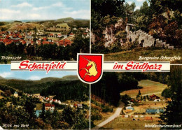 73918250 Scharzfeld Herzberg Am Harz Teilansicht Burgruine Scharzfels Blick Ins  - Herzberg
