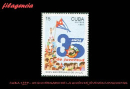 CUBA MINT. 1997-07 XXXV ANIVERSARIO DE LA UNIÓN DE JÓVENES COMUNISTAS. ERNESTO CHE GUEVARA - Ongebruikt