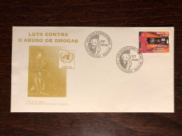 BRAZIL FDC COVER 1996 YEAR NARCOTICS DRUGS HEALTH MEDICINE STAMPS - Briefe U. Dokumente