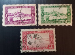 Algérie 1936 -1938 Halte Saharienne - Modèle: Henry Lucien Cheffer & 1936 Ghardaïa, Vallée Du Mzab - Used Stamps