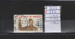 PRIX FIXE Obl  679 YT 772 MIC 1145 SCO 1144 GIB Scouts 1960  58A/08 - Gebruikt