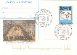 ITALY Postal Stationery 1,football - Andere & Zonder Classificatie