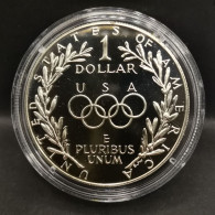 1 DOLLAR BE ARGENT 1988 S OLYMPIADES JO USA / PROOF SILVER - Ohne Zuordnung