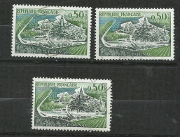 France  N° 1314a Et 1314b Vittel   Oblitérés  B/TB       Le 1314 Type Sur Les Scans Pour Comparer Soldé ! ! ! - Usados