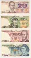 Poland 4 Banknotes Set - Polen