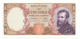 10000 LIRE BANCA D'ITALIA MICHELANGELO MEDUSA 08/06/1970 SUP - Otros & Sin Clasificación