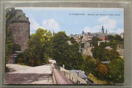 GRAND DUCHE DE LUXEMBOURG PLATEAU DU RHAM TOWN PANORAMA CARD POSTCARD CARTOLINA CARTE POSTALE ANSICHTSKARTE POSTKARTE - Bourscheid