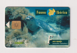 SPAIN - Mediterranean Monk Seal Chip Phonecard - Commemorative Advertisment