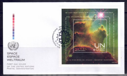 UNO Wien 2013 - Int. Weltraumwoche, FDC Mit Block 33 - FDC