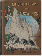 B100 887 Erschließung Der Ostalpen Alpenverein Alpinismus 1. Band 1893 !! - Libri Vecchi E Da Collezione