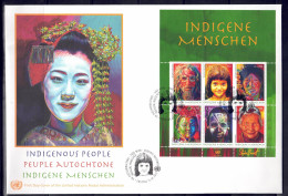 UNO Wien 2012 - Indigene Menschen (III), FDC Mit Block 32 - FDC