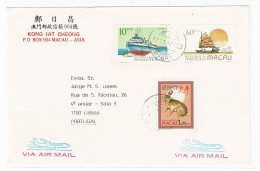 Macau, 1987, Macau-Lisboa - Covers & Documents