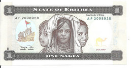 ERYTHREE 1 NAFKA 1997 UNC P 1 - Eritrea