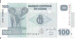 CONGO 100 FRANCS 2007 UNC P 98 A - Zonder Classificatie